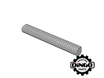 ADJUSTER BOLT 1" ASSY WITH ROLL PIN TRENCHER BOOM
