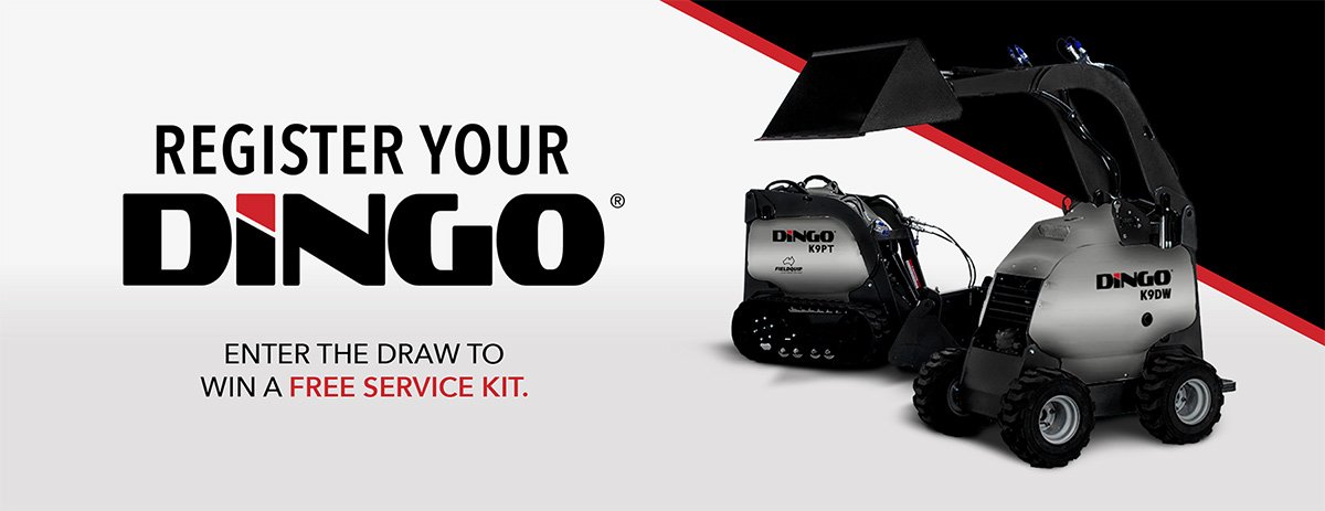 Register your Dingo machine