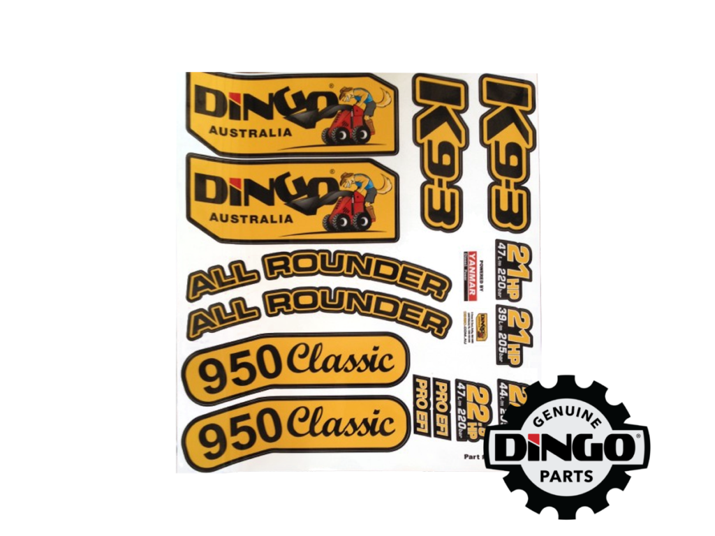 DECAL SET - LOGO ID - K93 / CLASSIC / ALLROUNDER
