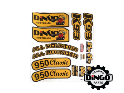 DECAL SET - LOGO ID - K93 / CLASSIC / ALLROUNDER