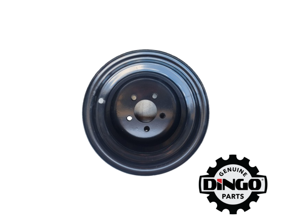 RIM 10" X 6" (153mm) 1 PIECE WELDED CONTRACTOR - BLACK