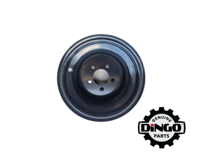 RIM 10" X 6" (153mm) 1 PIECE WELDED CONTRACTOR - BLACK