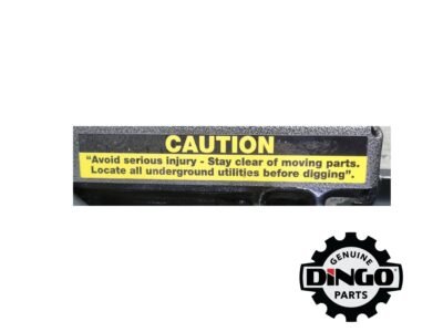 DECAL - CAUTION  - AVOID SERIOUS INJURY STAY CLEAR MOVING PARTS
